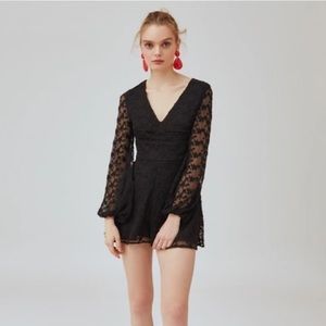 Keepsake lace black Romper NEW